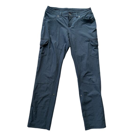 Kuhl Cargo Pants Capris Women Size 8 Gray Gorpcore Outdoors Travel Activewear
